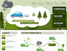 Tablet Screenshot of compensationco2.ca